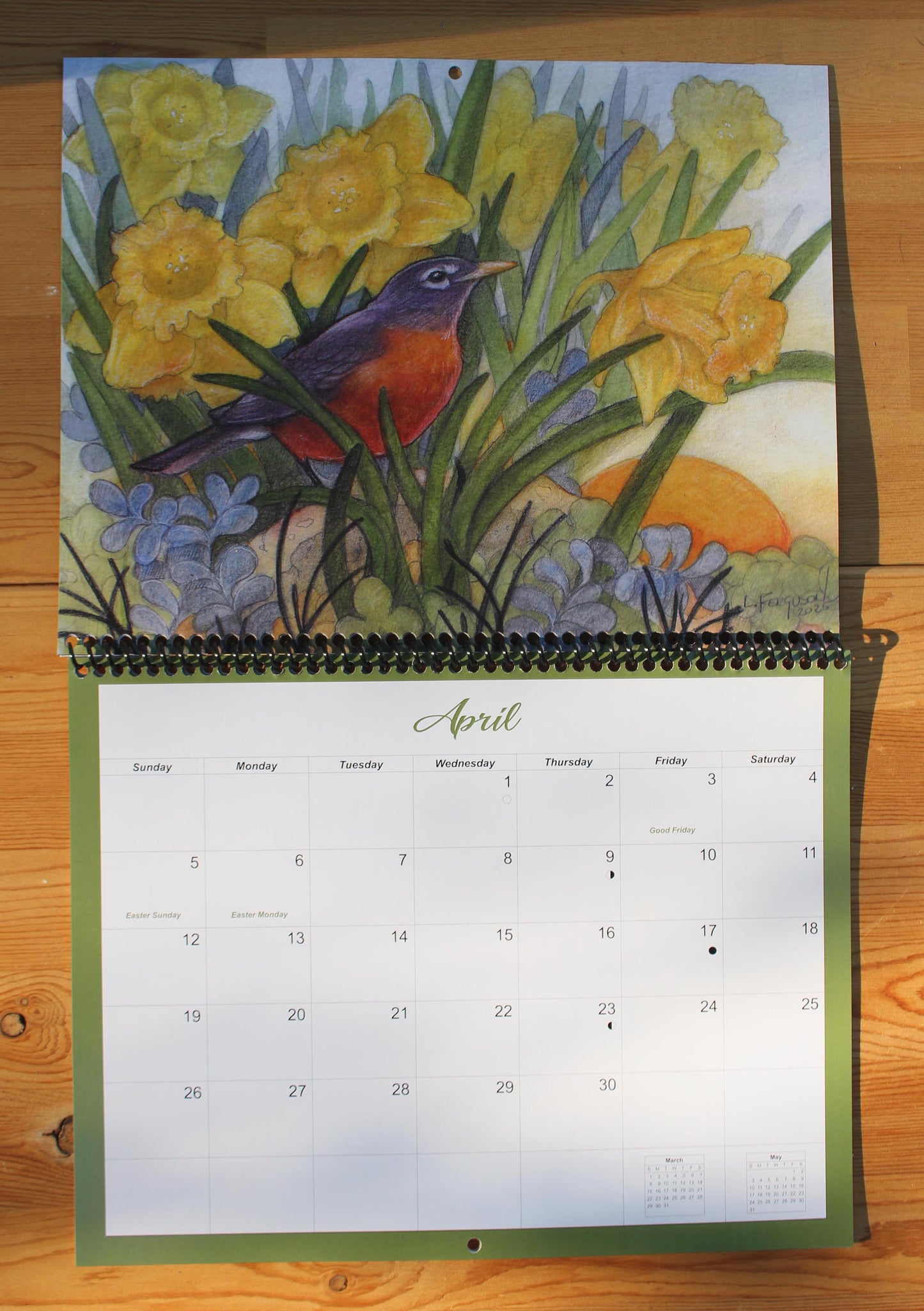 2026 Nature-Inspired Wall Calendar | Woodland Creatures | 8.5 x 11 Spiral-Bound | Made in Canada | Perfect Gift for Nature Lovers