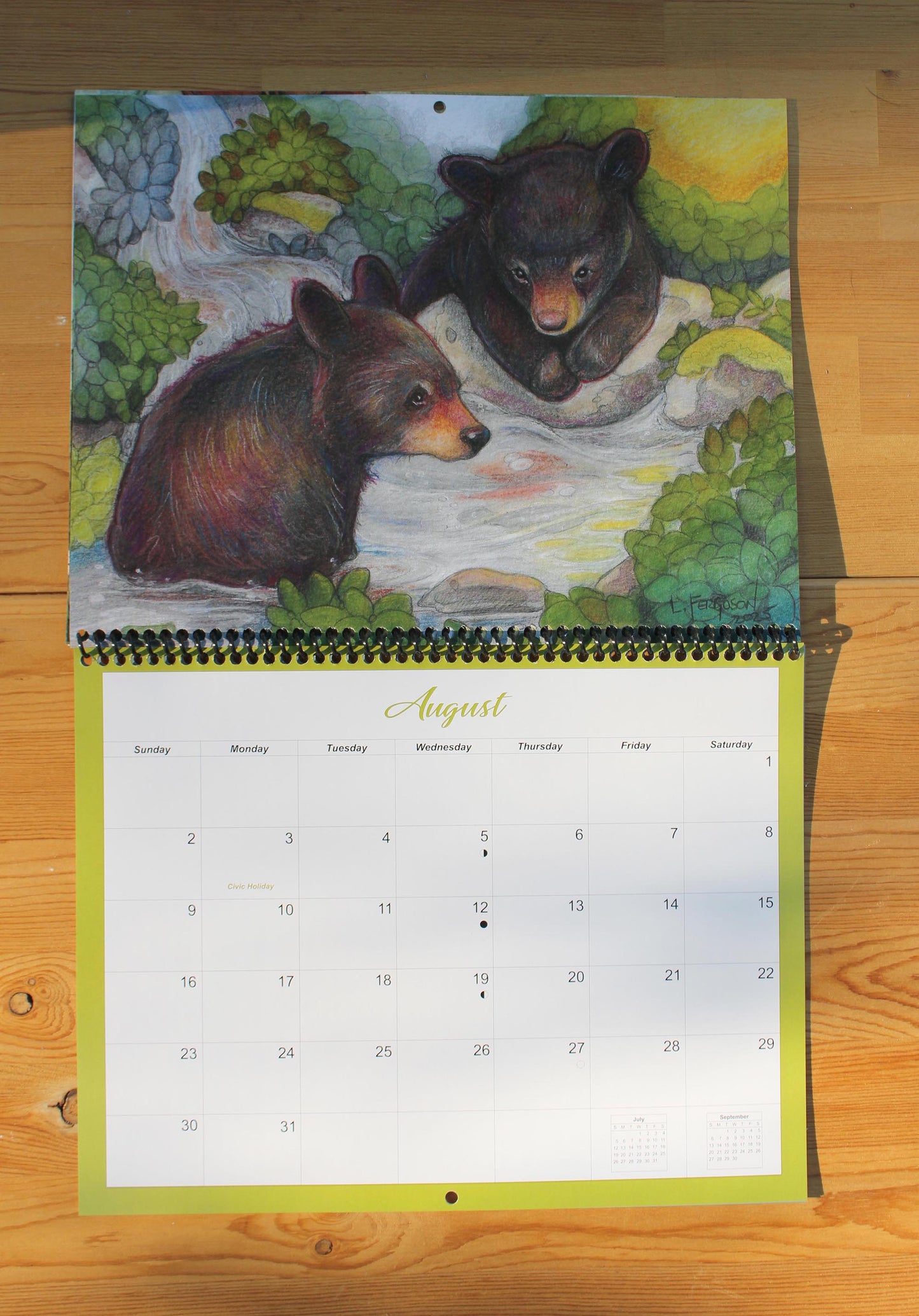2026 Nature-Inspired Wall Calendar | Woodland Creatures | 8.5 x 11 Spiral-Bound | Made in Canada | Perfect Gift for Nature Lovers