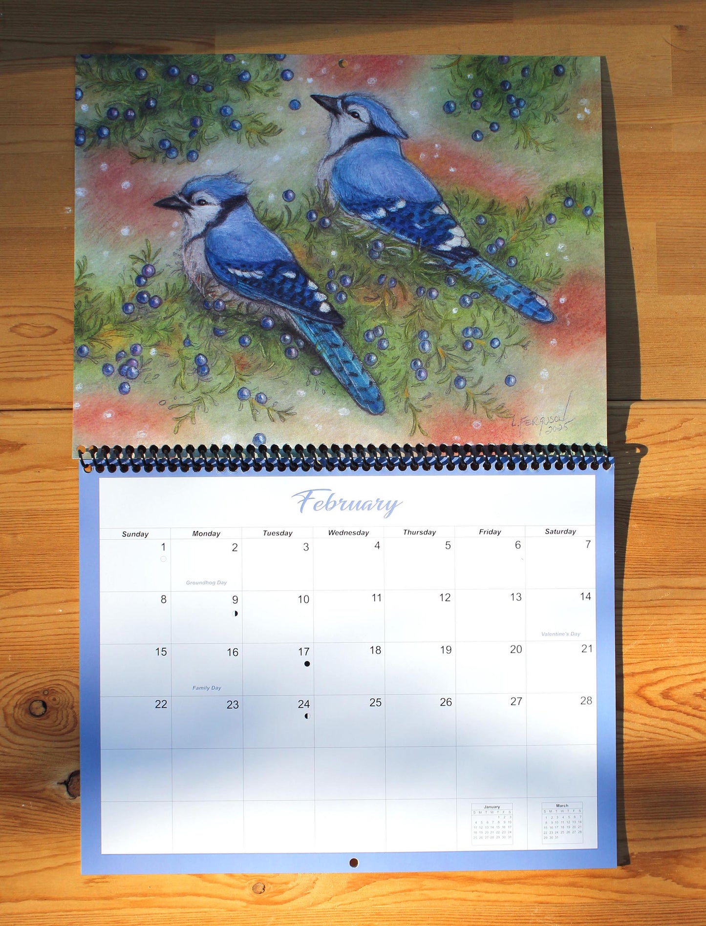 2026 Nature-Inspired Wall Calendar | Woodland Creatures | 8.5 x 11 Spiral-Bound | Made in Canada | Perfect Gift for Nature Lovers