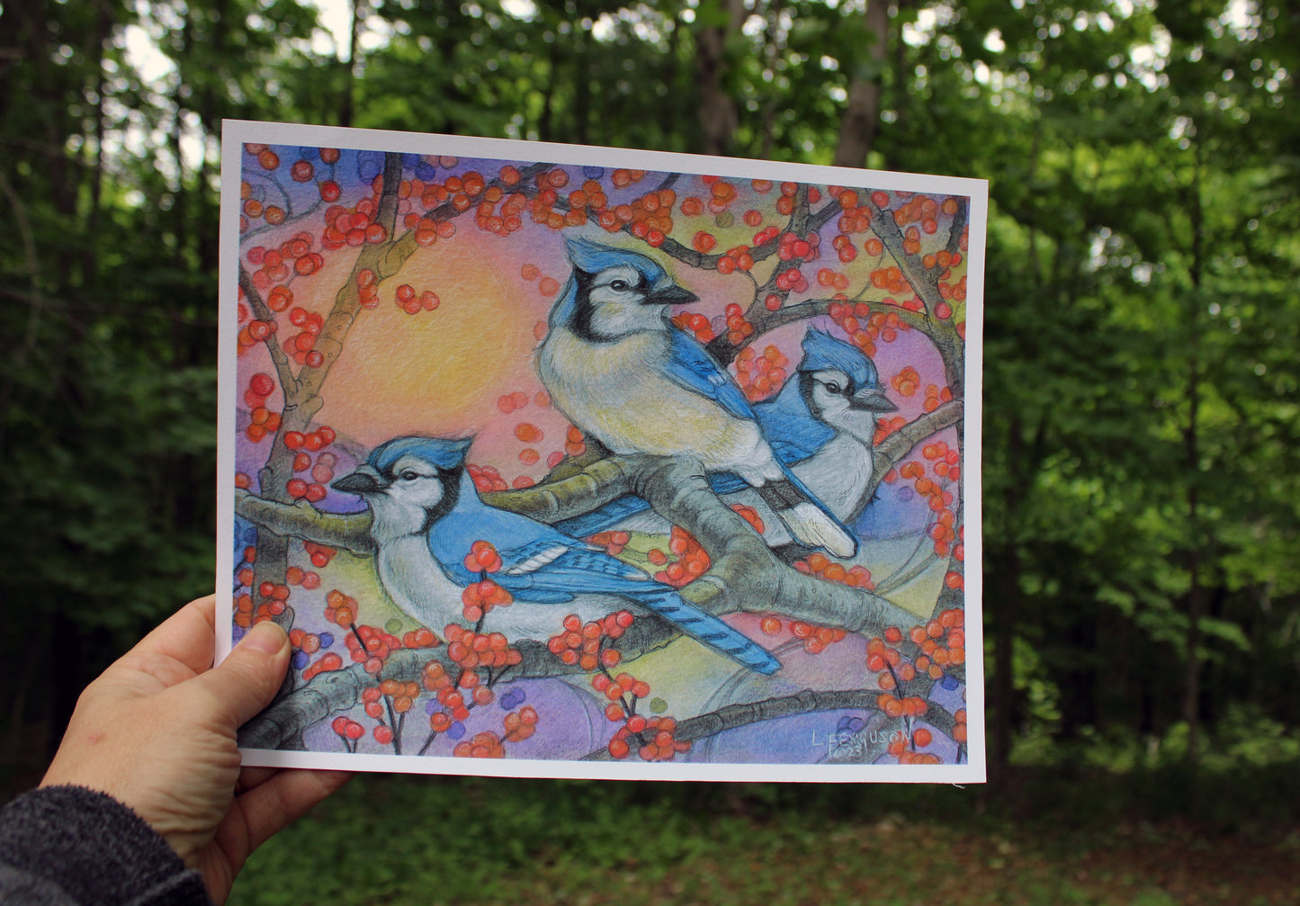 Sunshine and Berries- Print