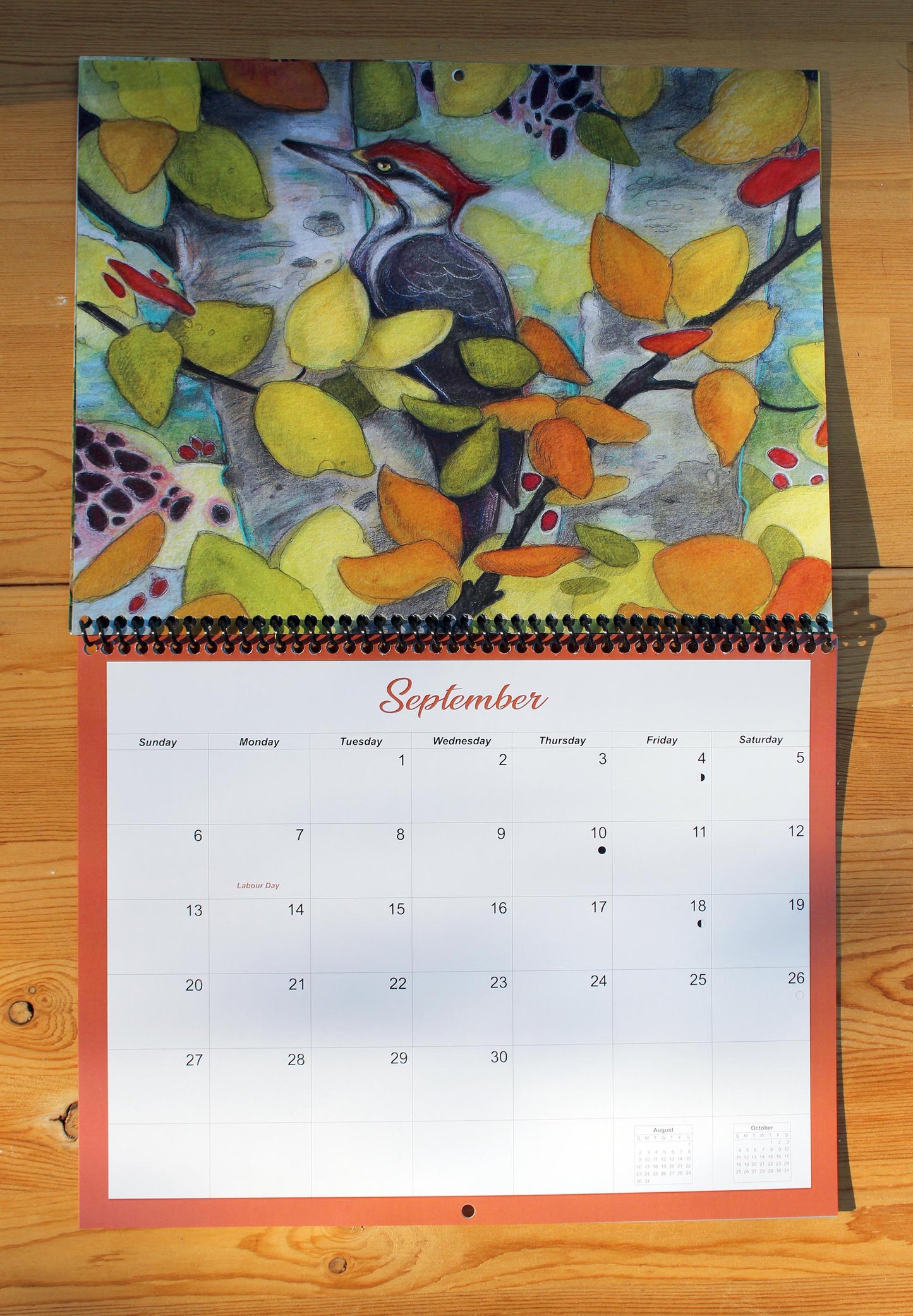 2026 Nature-Inspired Wall Calendar | Woodland Creatures | 8.5 x 11 Spiral-Bound | Made in Canada | Perfect Gift for Nature Lovers