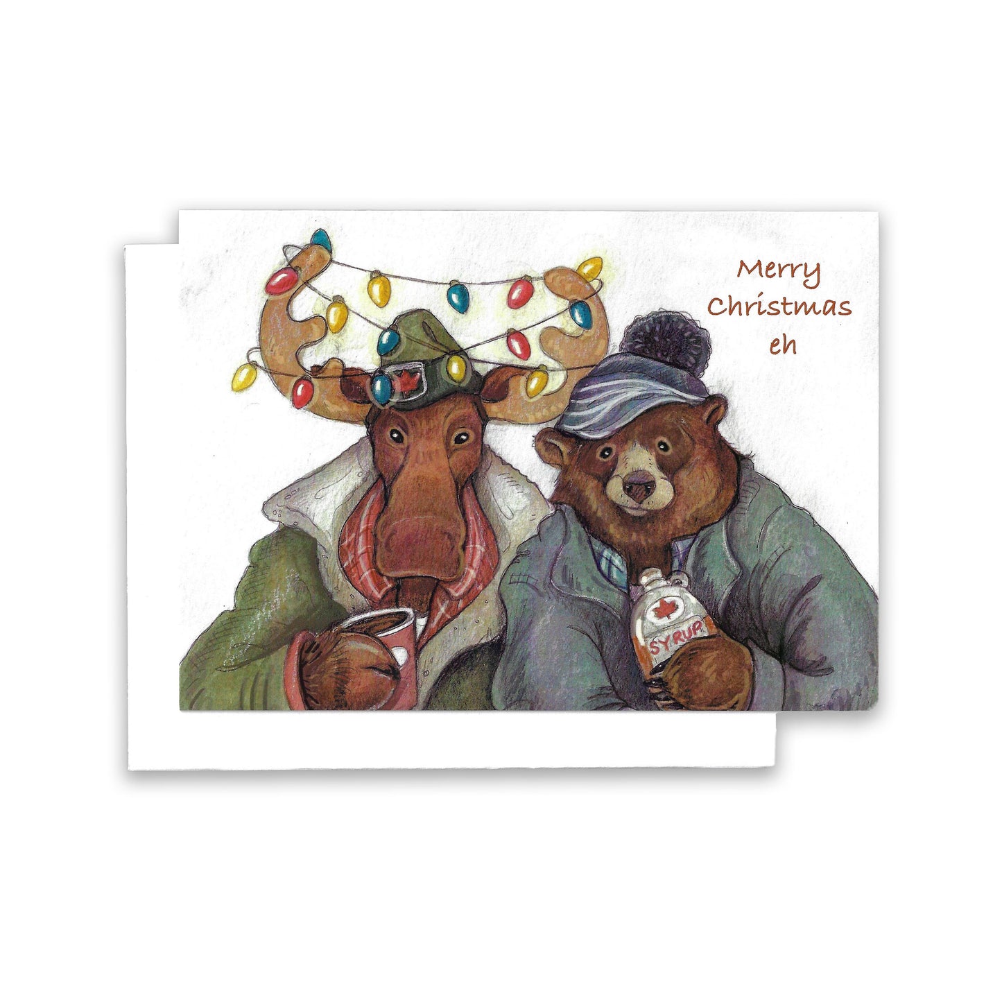 Merry Christmas Eh - Greeting Card