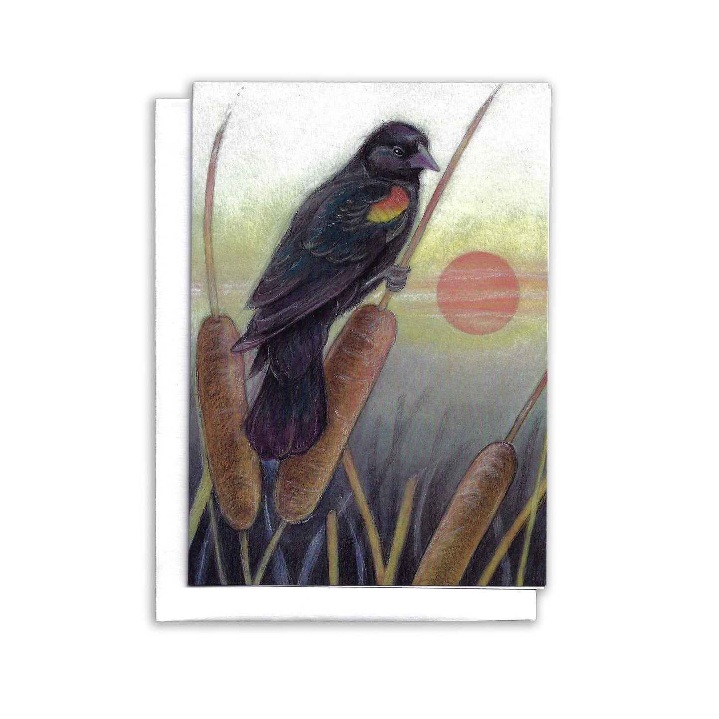 Misty Morning Sun-Greeting Card