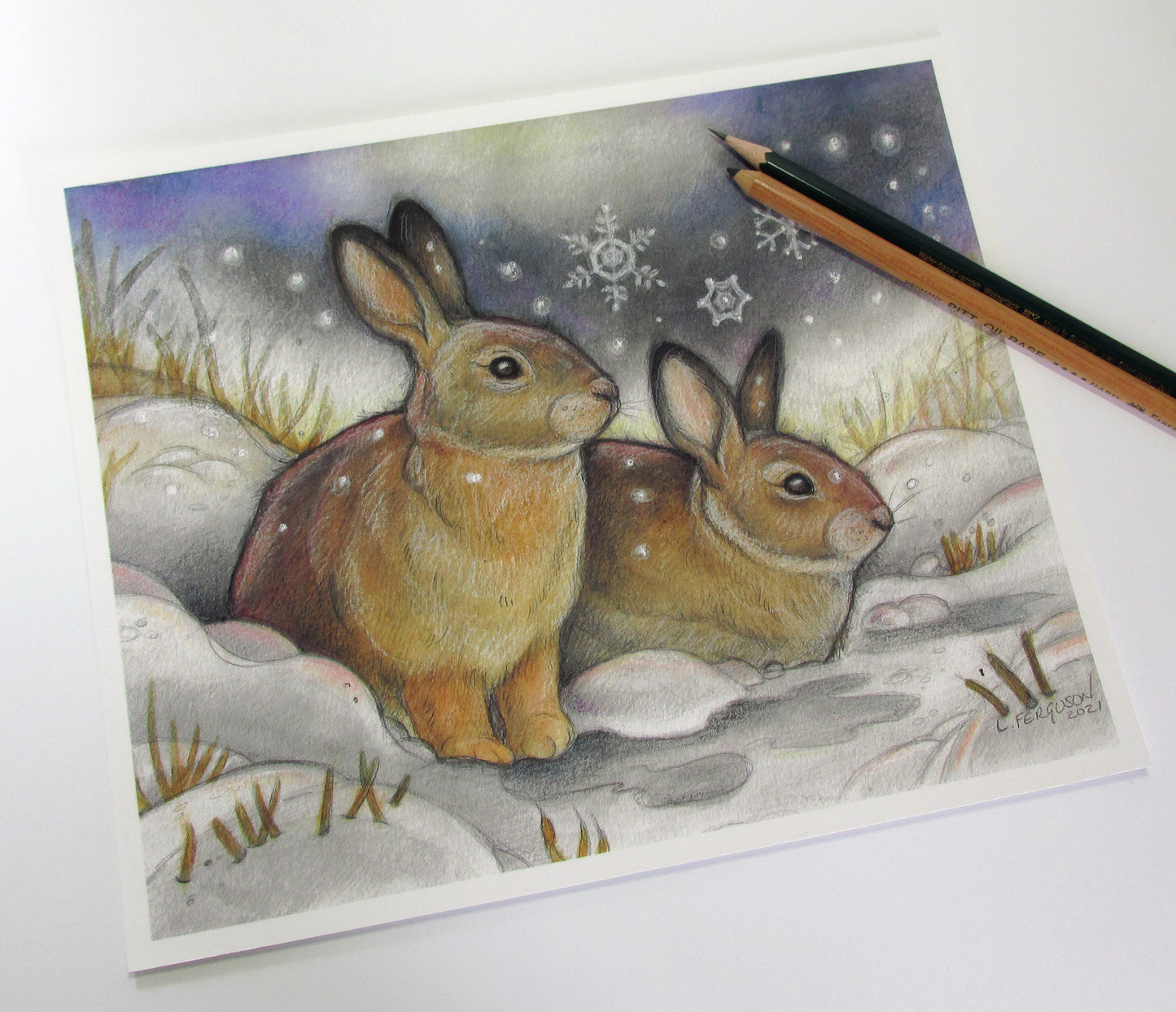 When Snowflakes Fall - Print