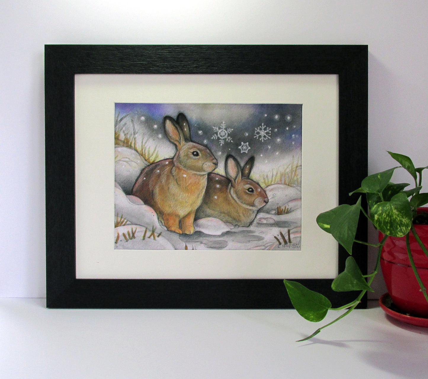 When Snowflakes Fall - Print