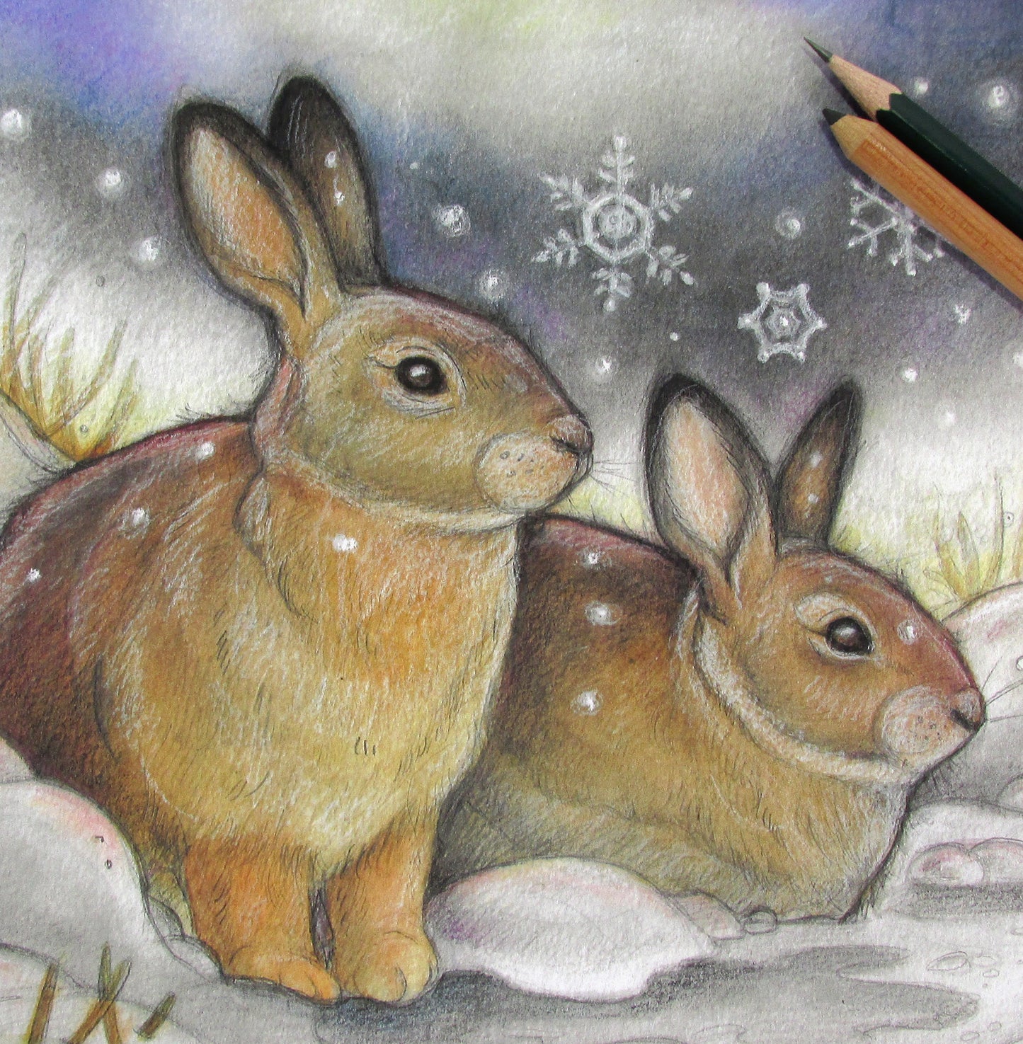 When Snowflakes Fall - Print