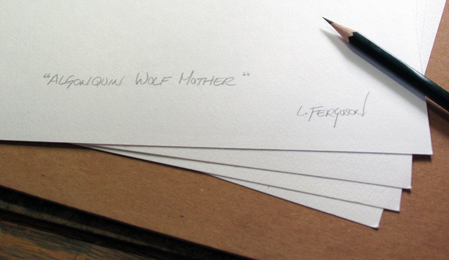 Algonquin Wolf Mother - Print