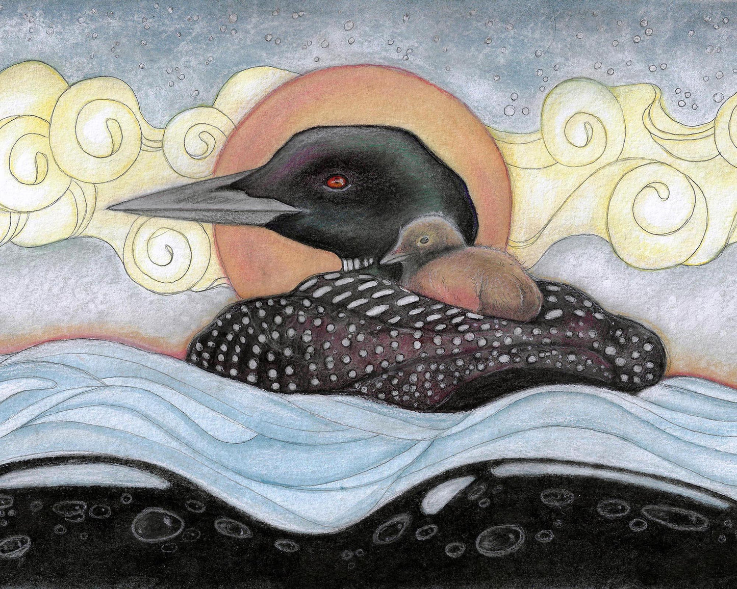 Morning Loon - Print