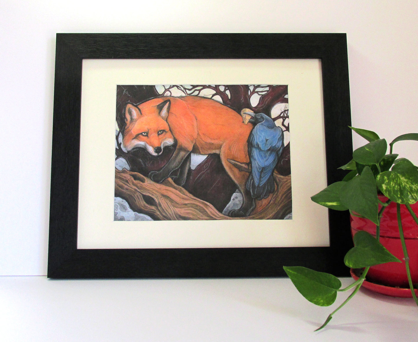 The Fox And The Crow - Print