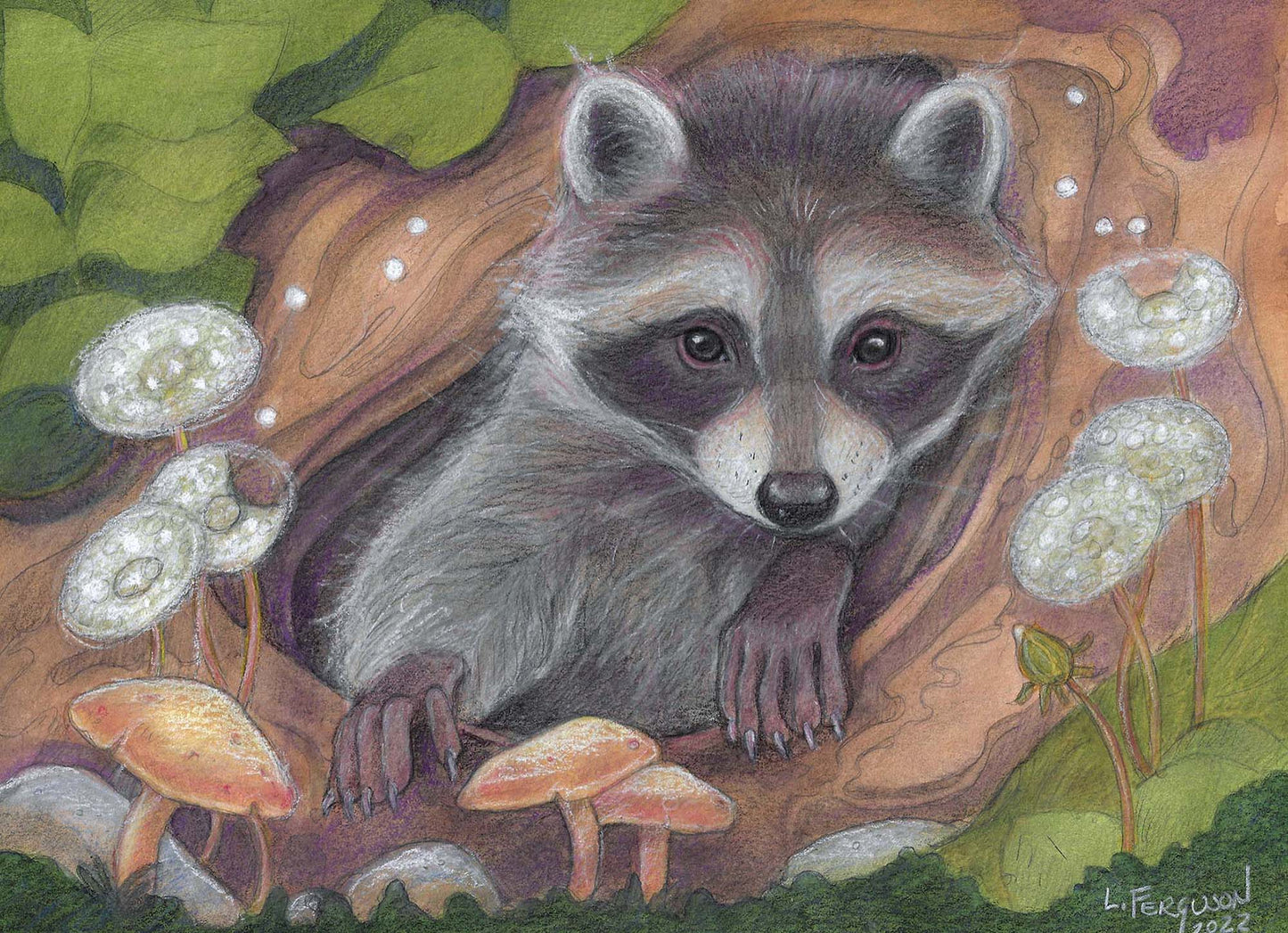 Woodland Home-Greeting Card