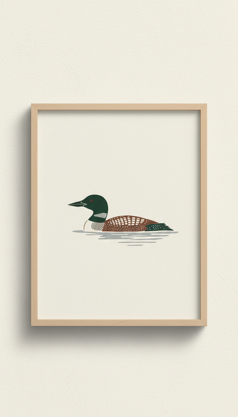Canadian Loon Giclée Art Print