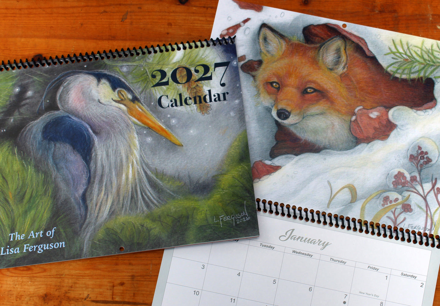 2027 Wall Calendar — The Art of Lisa Ferguson