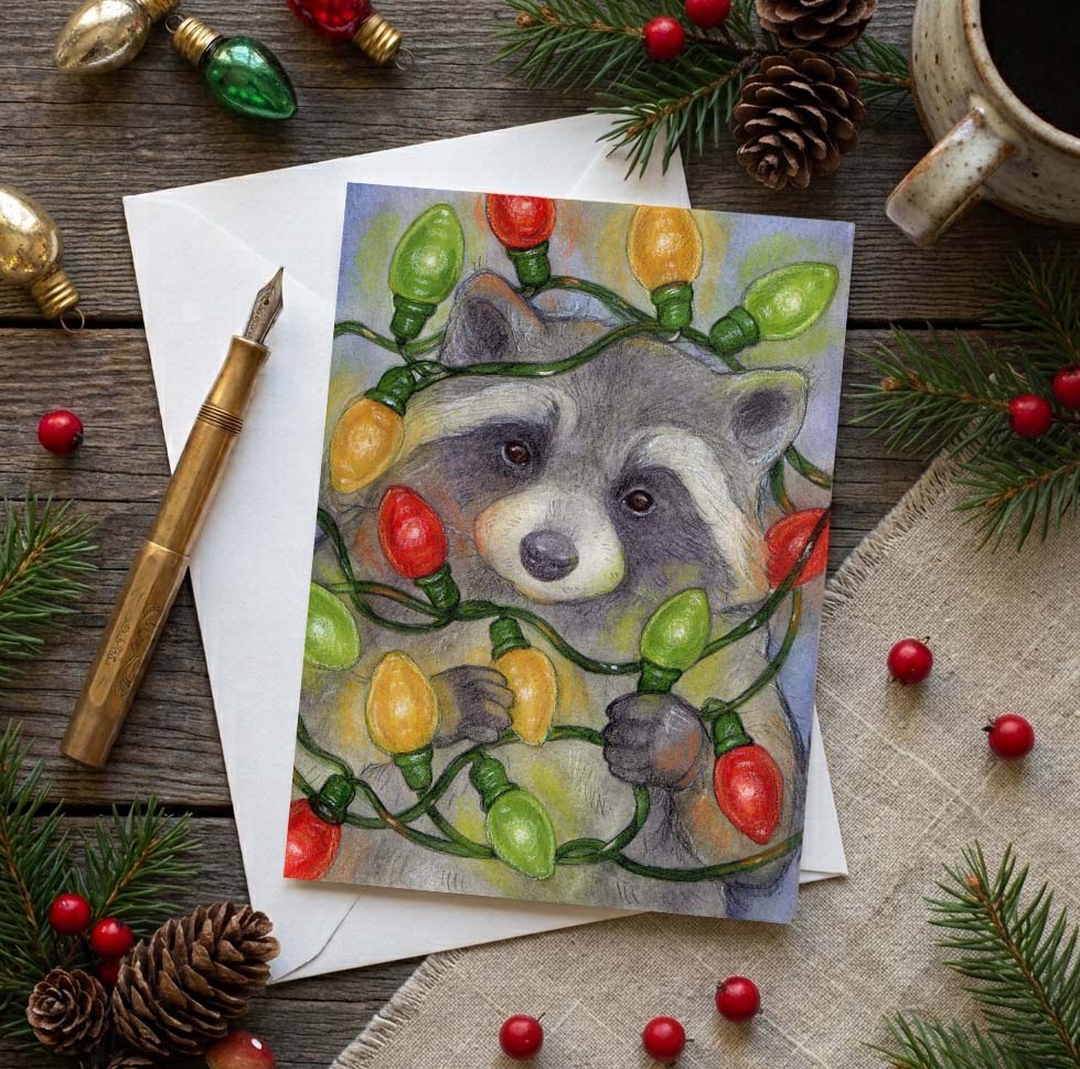 Merry and Bright Christmas card