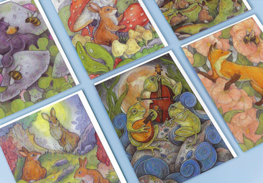 Tiny Woodland Tales Notecard Set - Set of 8