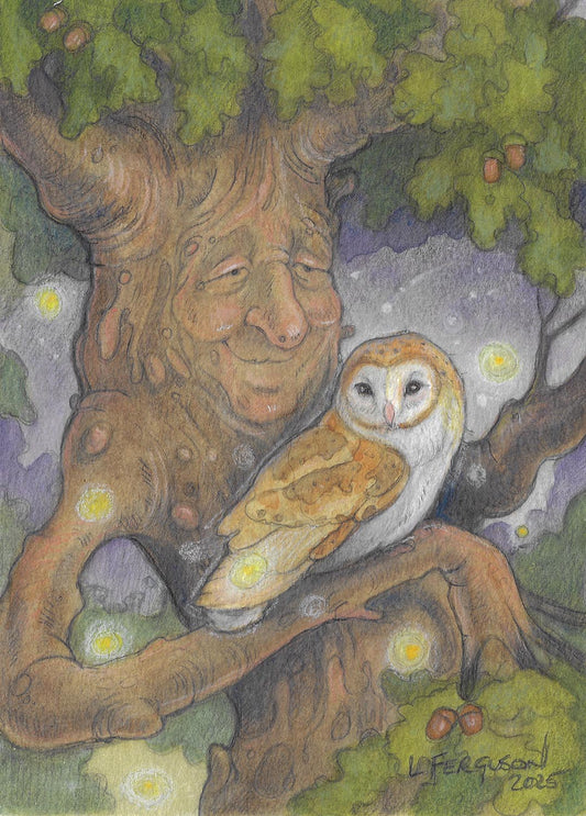 The Enchanted Forest- Original Mixed Media Art