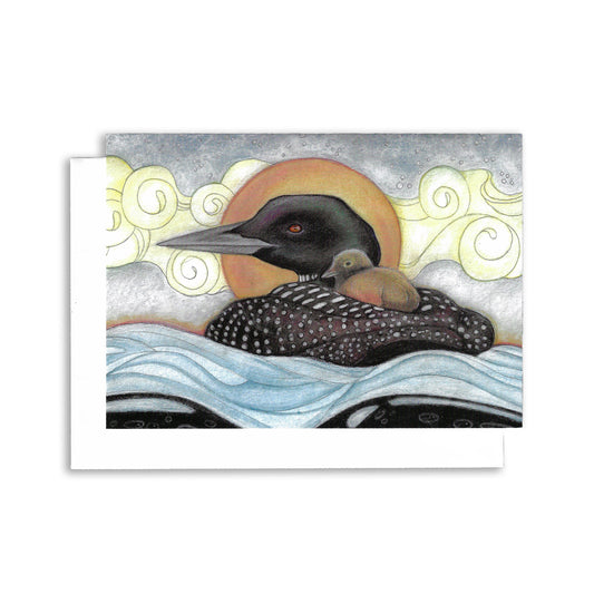 Morning Loon - Greeting Card
