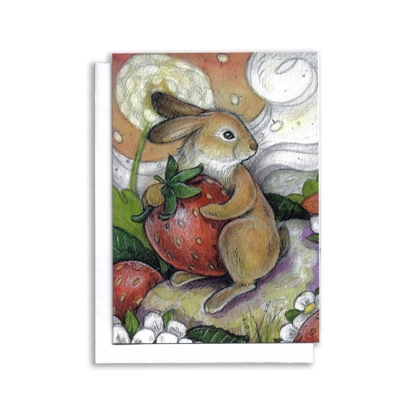 Strawberry Love - Greeting Card
