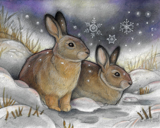 When Snowflakes Fall - Print