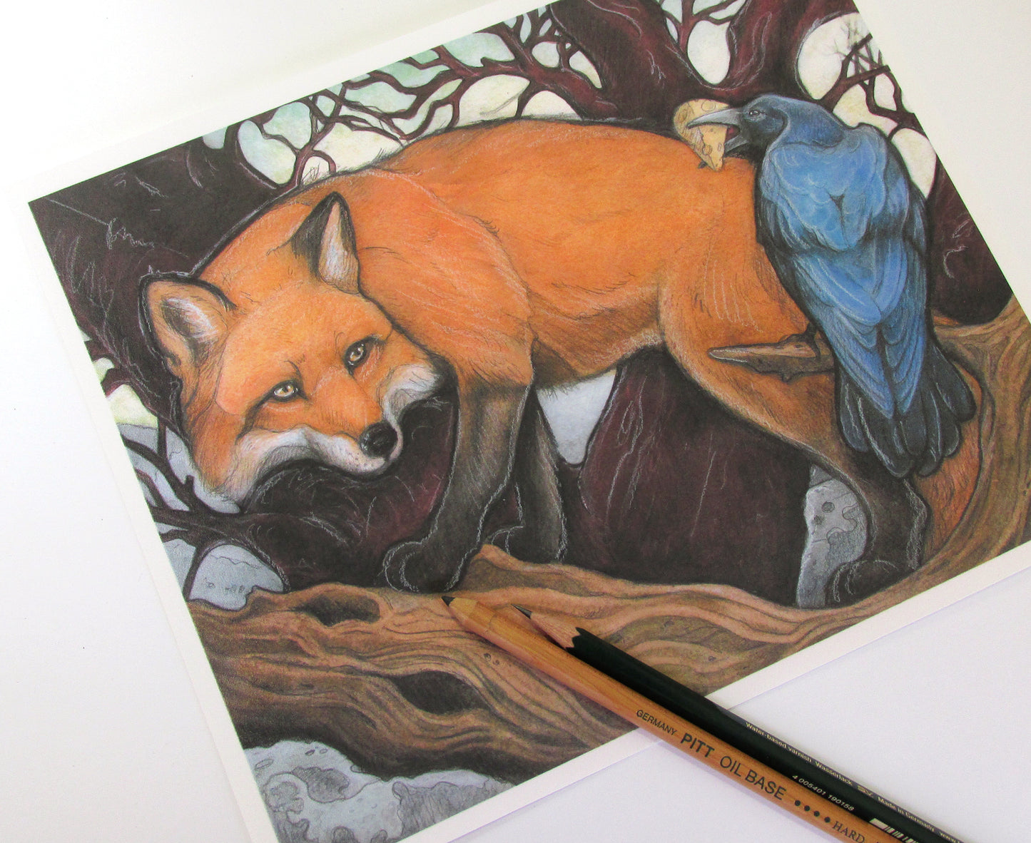 The Fox And The Crow - Print